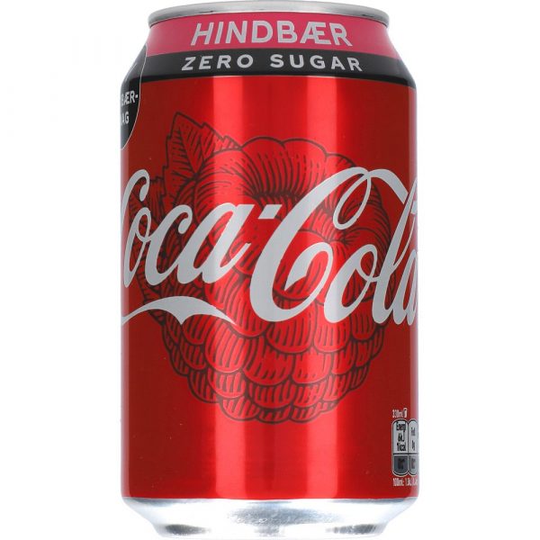 Coca Cola Hindbær Zero