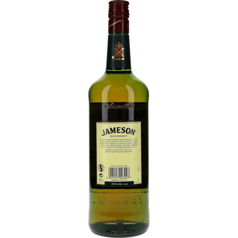 Jameson Triple Distilled Whisky 40 %