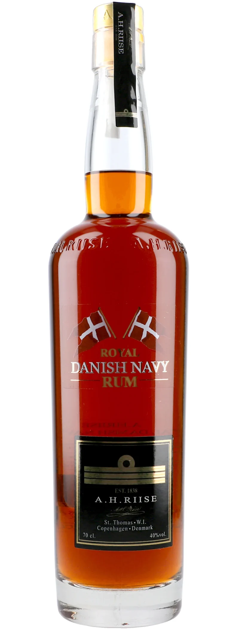A.H. Riise Danish Navy Rum 40 %