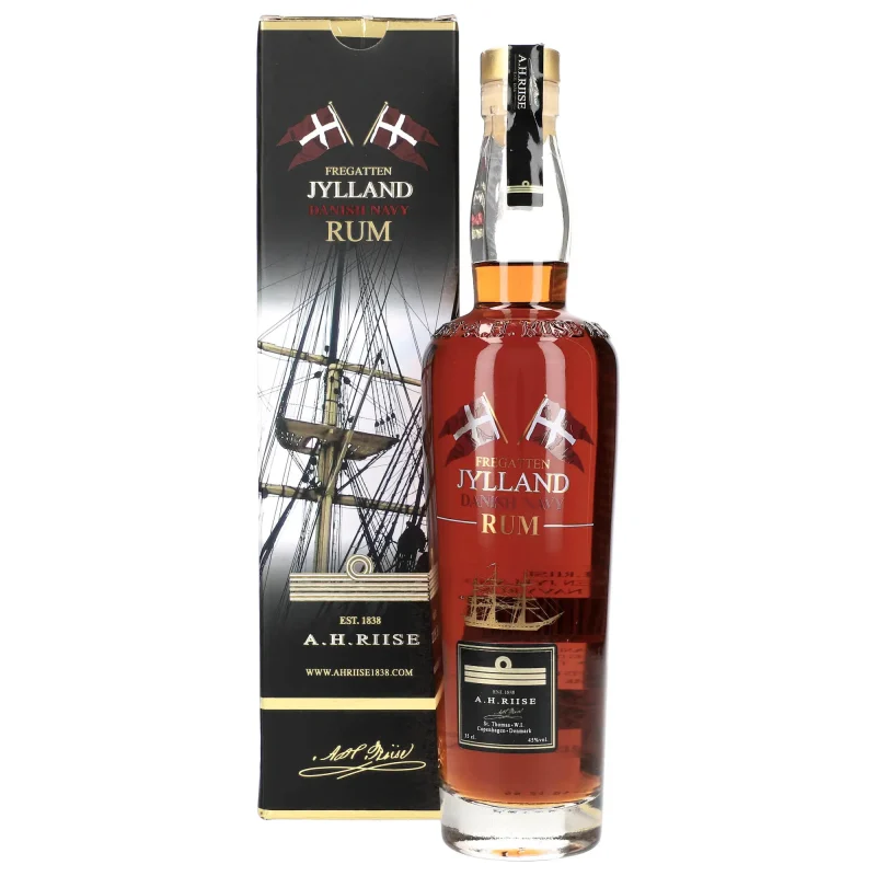 A.H. Riise Fregatten Jylland Navy Rum 45 %