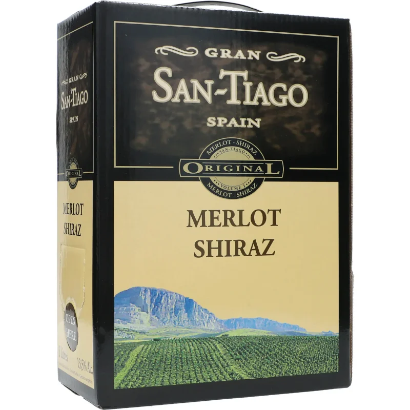 San Tiago Merlot Shiraz 13,5 %