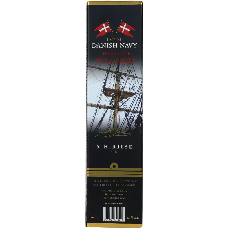 A.H. Riise Rum Danish Navy The Frigate Jylland 45 %