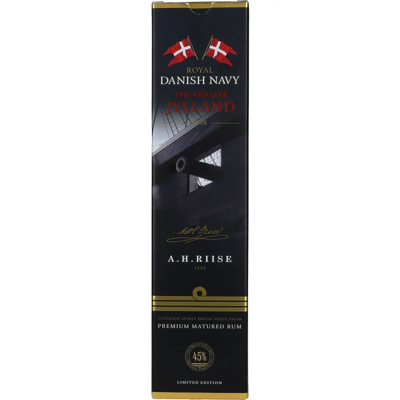 A.H. Riise Rum Danish Navy The Frigate Jylland 45 %