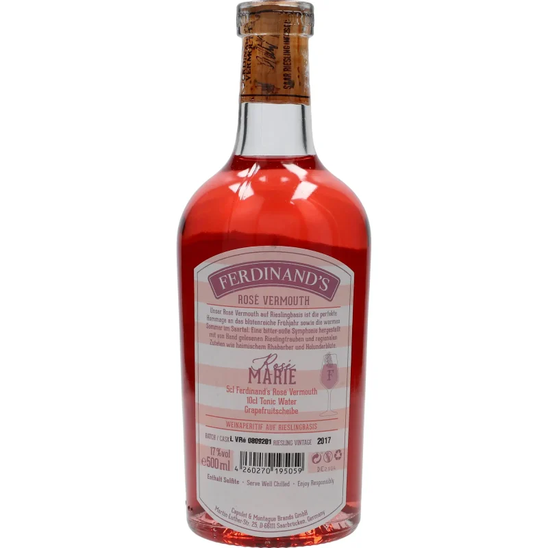 Ferdinand’s Rosé Vermouth 17 %