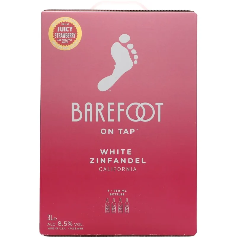 Barefoot White Zinfandel 8 %