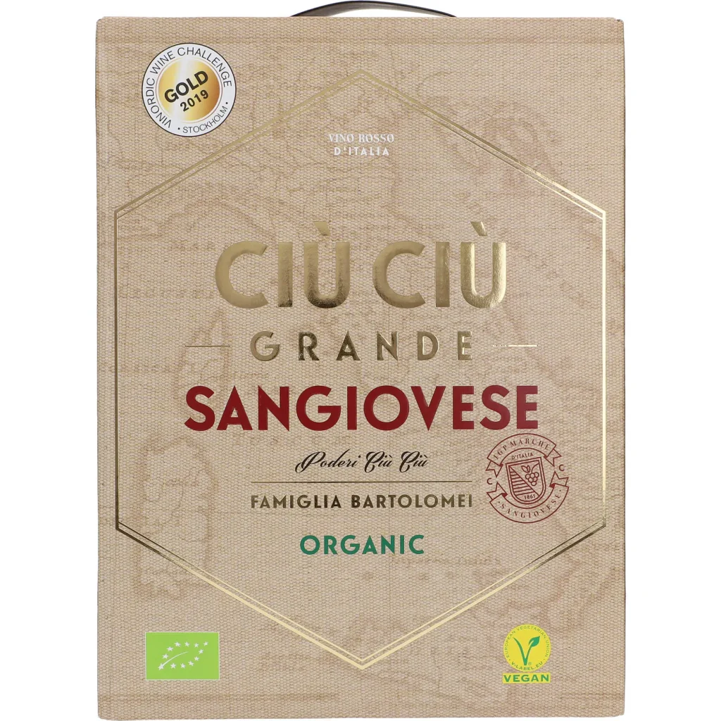 Ciú Ciú Grande Sangiovese Organic 14 % BIO