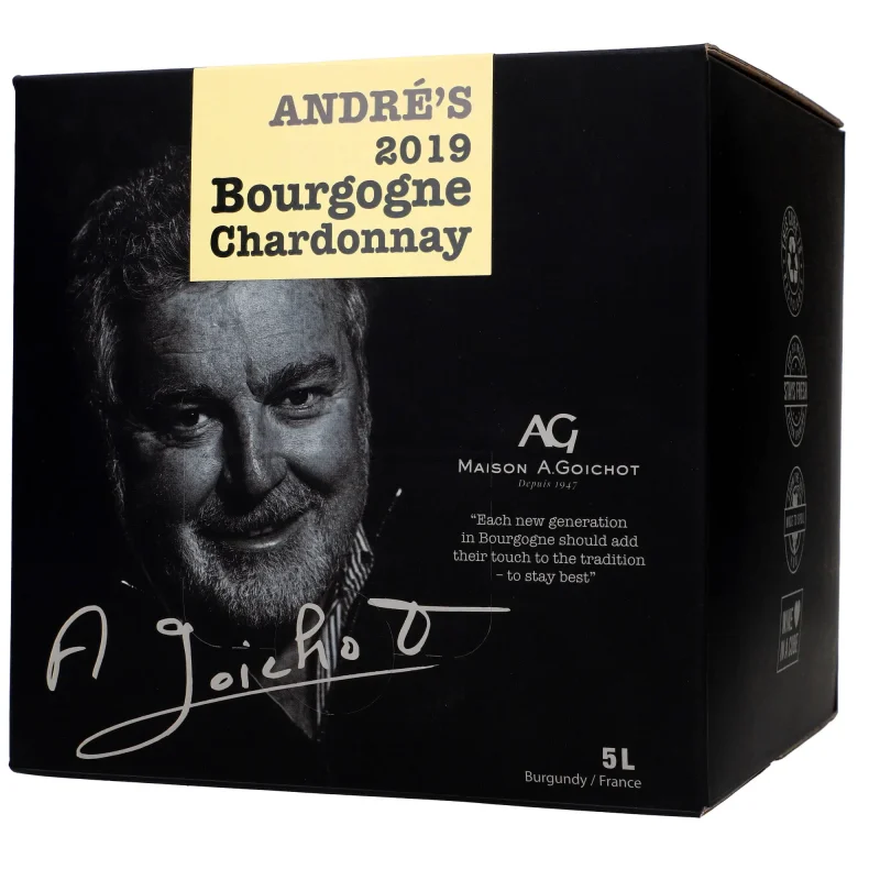 ANDRE’S 2019 Bourgogne Chardonnay 13 %