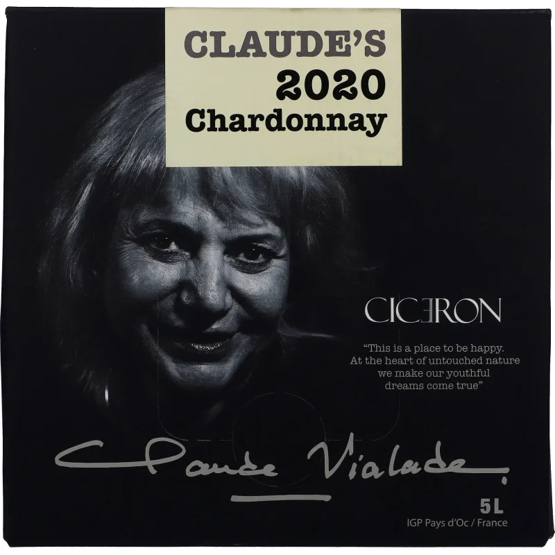 CLAUDE’S 2020 Chardonnay 13 %
