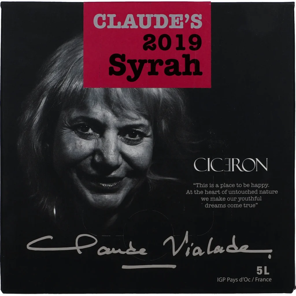 CLAUDE’S 2019 Syrah 13,5 %