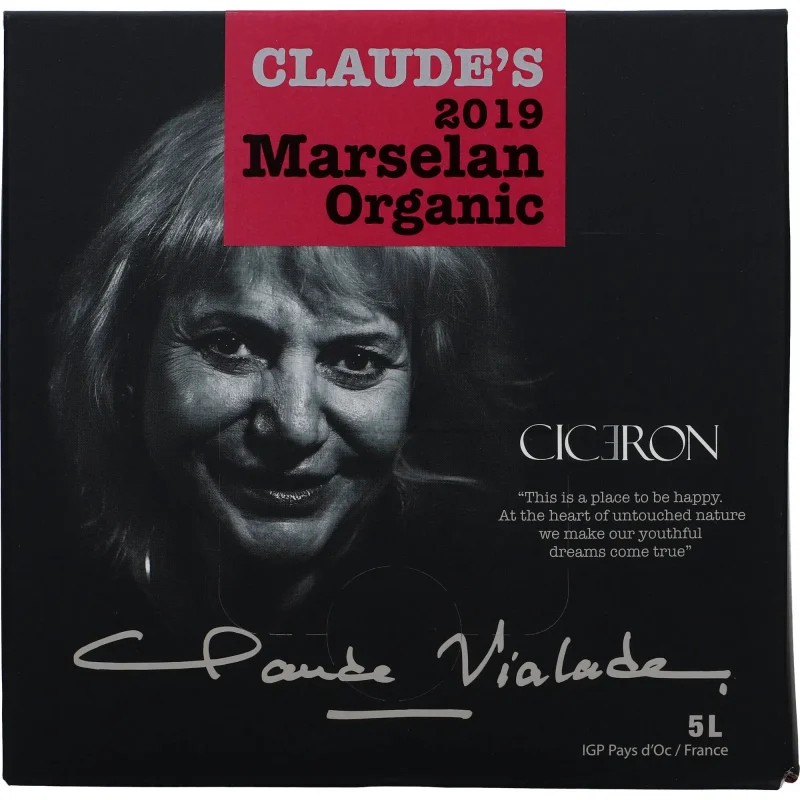 CLAUDE’S 2019 Marselan Organic 14,5 %