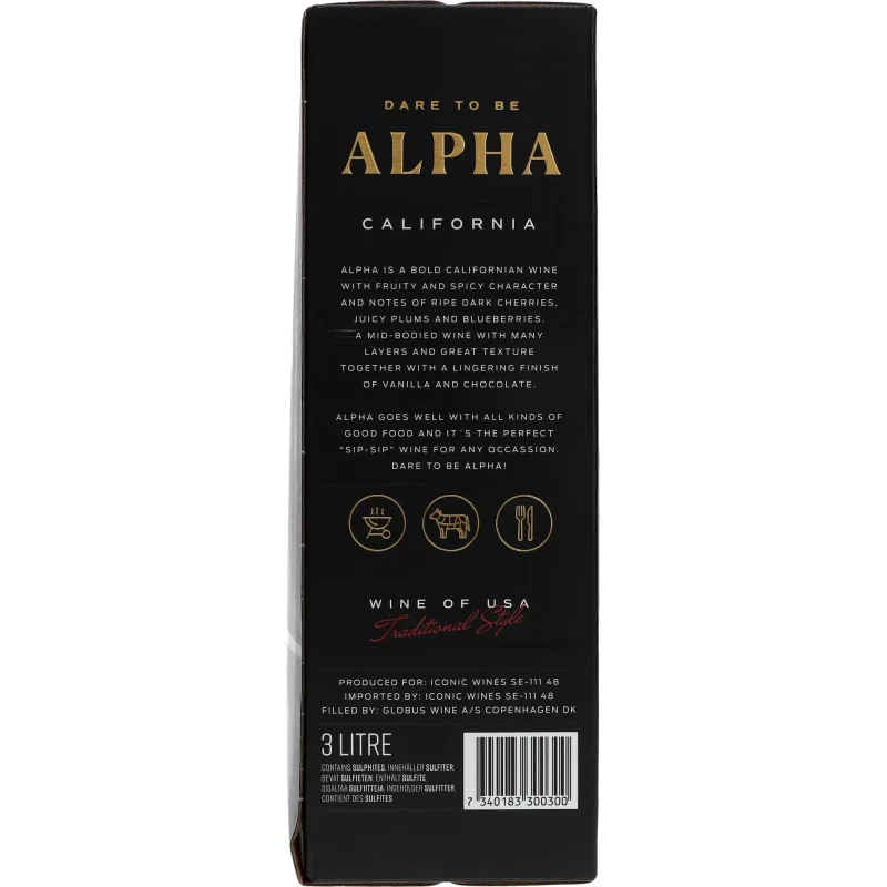 Alpha Red Wine 14 %
