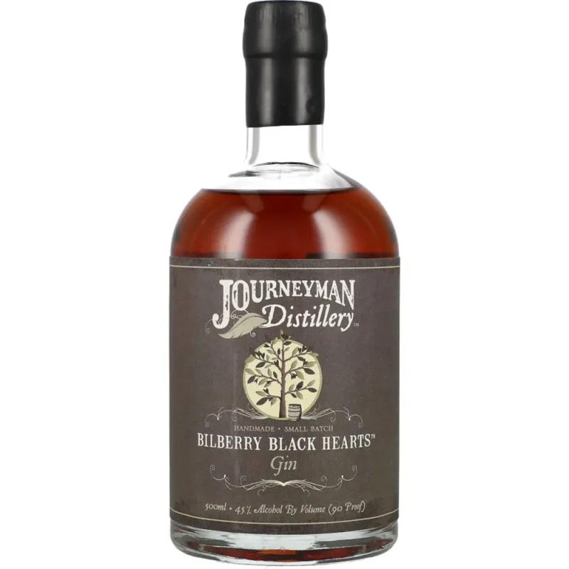 Journeyman Bilberry Black Hearts Aged Gin 45 %