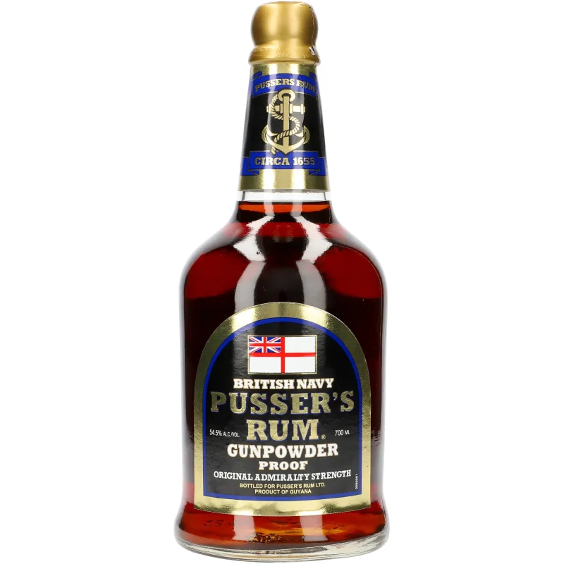 British Navy Pusser´s Rum Gunpowder 54,5 %