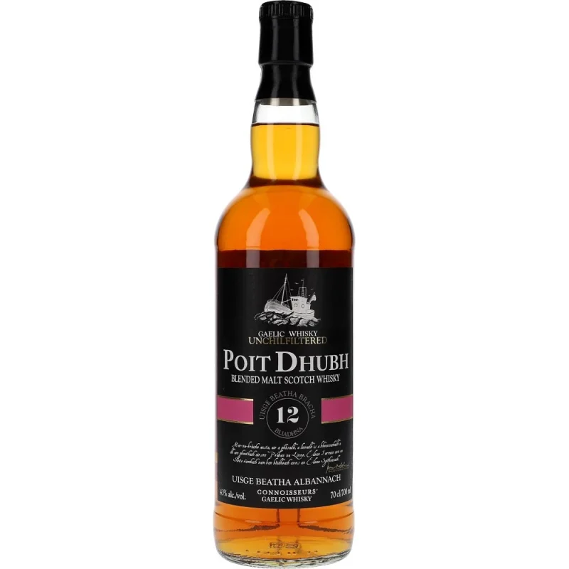Poit Dhubh 12y Malt Whisky 43 %