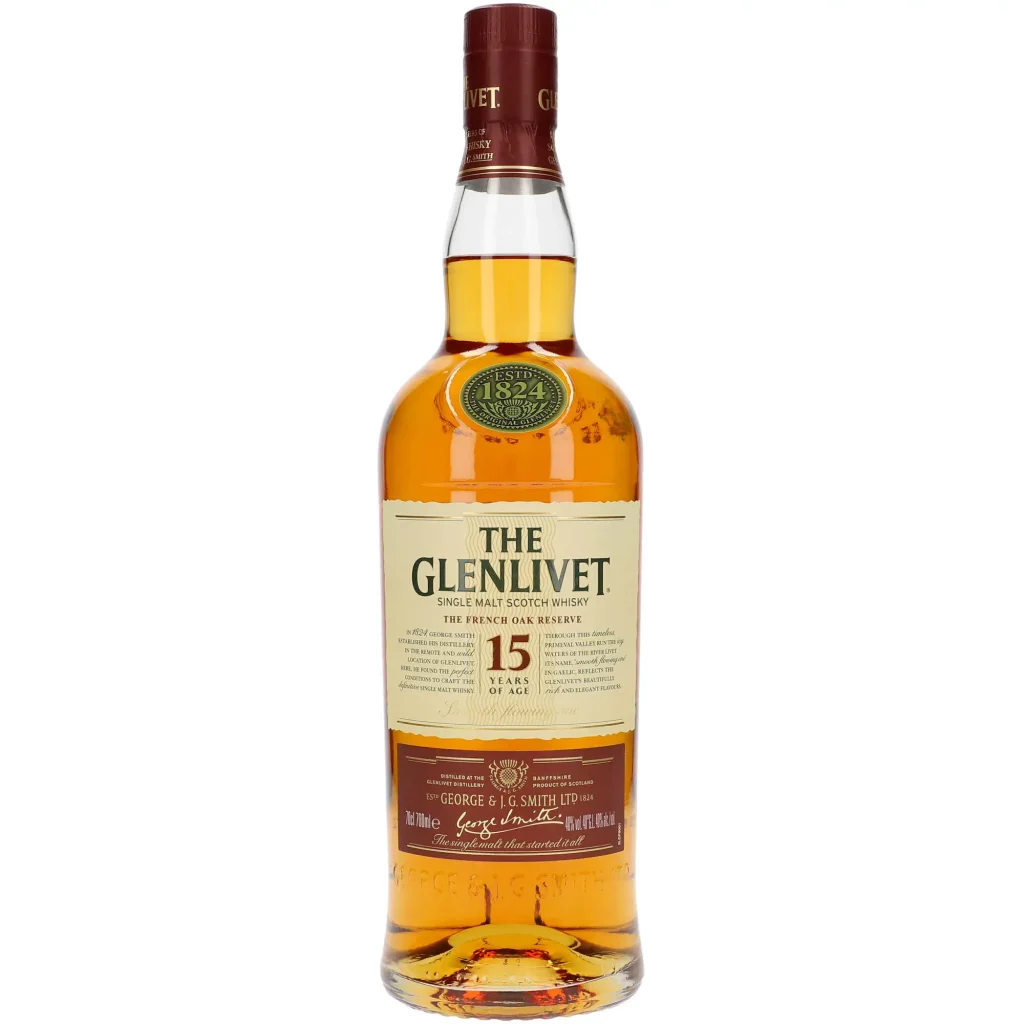 The Glenlivet 15y + 2 gläser 40 %