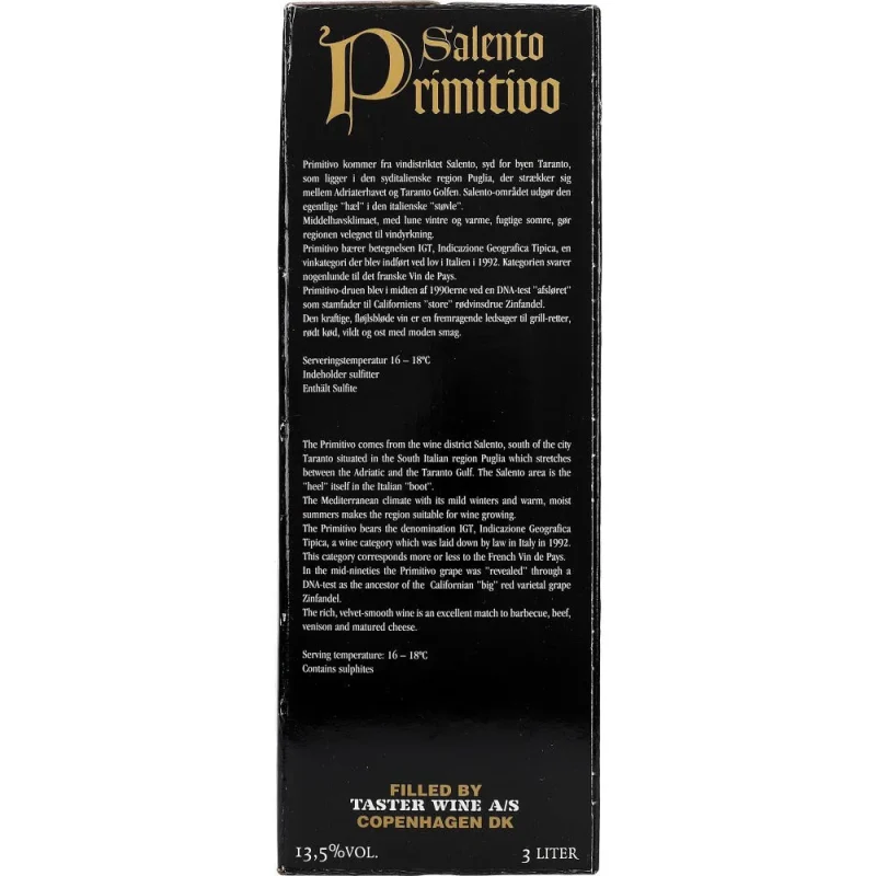 Primitivo Salento Puglia 13,5 %