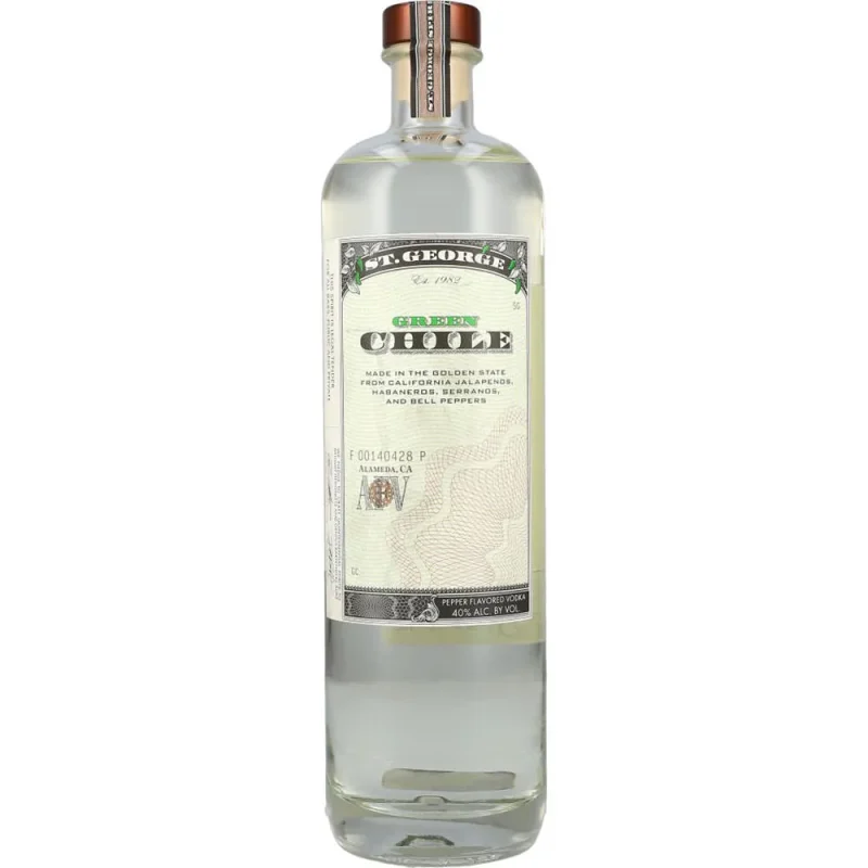St George Green Chile Vodka 40 %