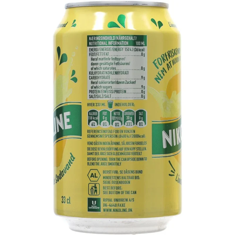 Nikoline Limonade Sodavand