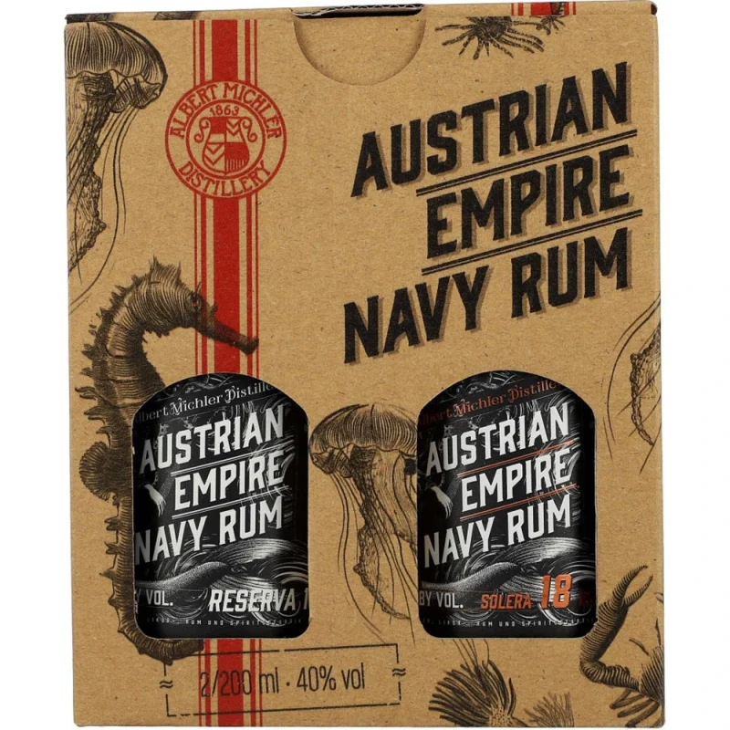 Austrian Empire Navy Rum Reserve 1863 + Solera 18y 40 %