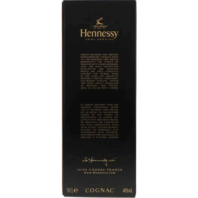 Hennessy V.S. 40 %