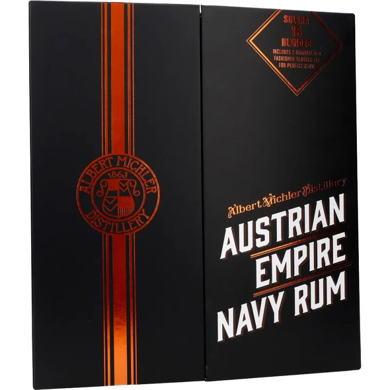 Austrian Empire Navy Rum Solera 18y + 2 Glas 40 %