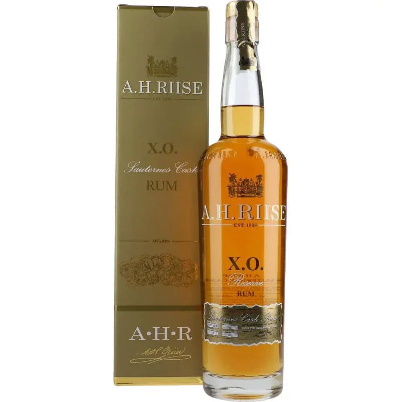 A.H. Riise X.O. Sauternes Cask Rum 42 %