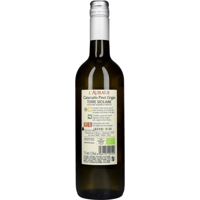 L’Auratae Pinot Grigio 12,5 % BIO