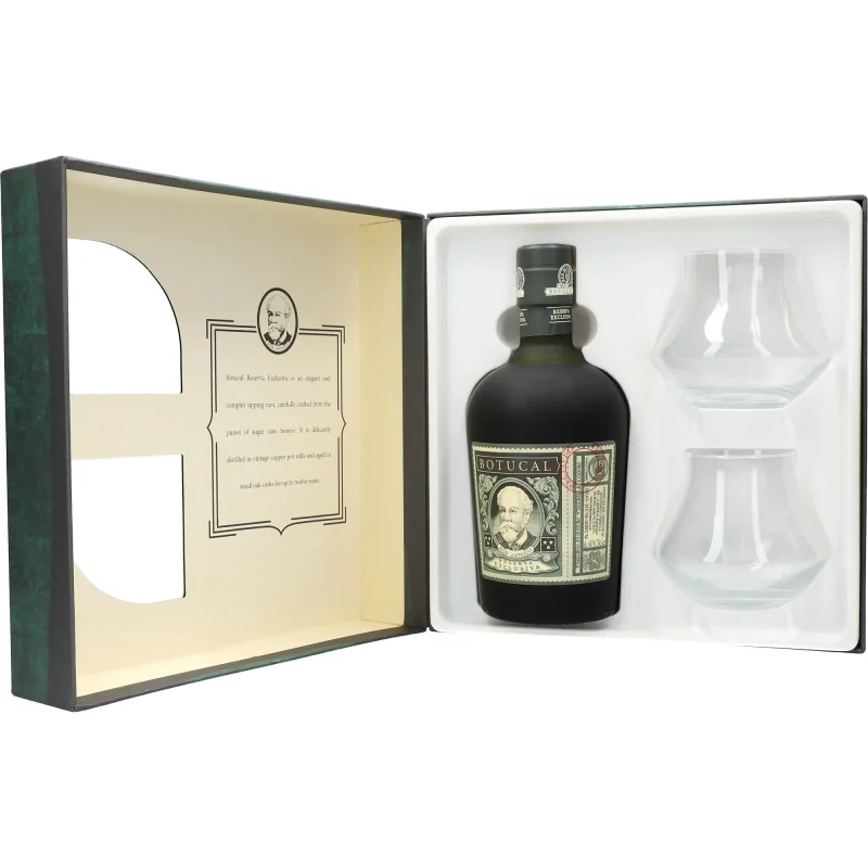 Botucal Reserva Exclusiva + 2 Gläser 40 %