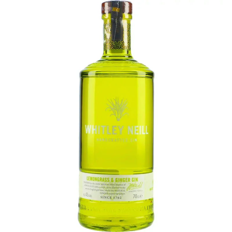 Whitley Neill Lemongrass & Ginger Gin 43 %