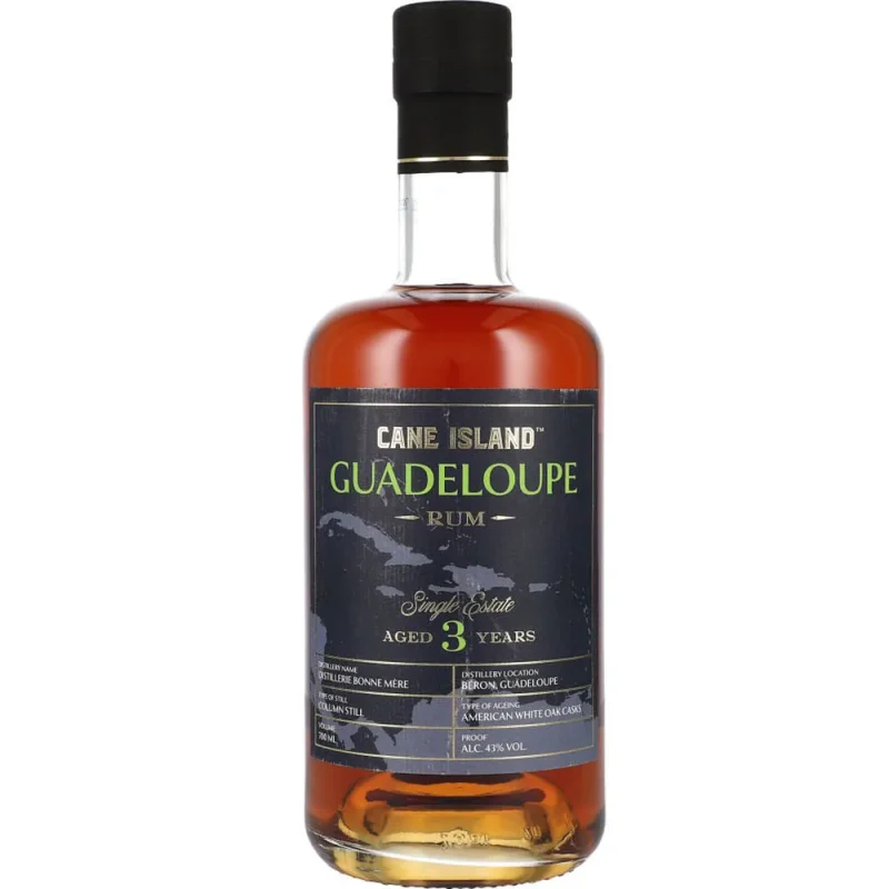 Cane Island Guadeloupe Single Estate Rum 3y 43 %