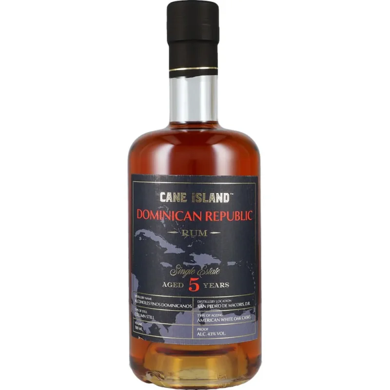 Cane Island Dominican Republic Single Estate Rum 5y 43 %