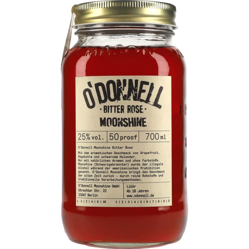 O’Donnell Moonshine Bitter Rose 25 %