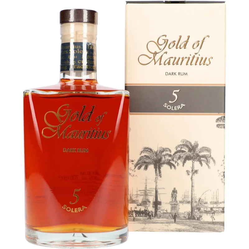 Gold of Mauritius Dark Rum Solera 5 40 %