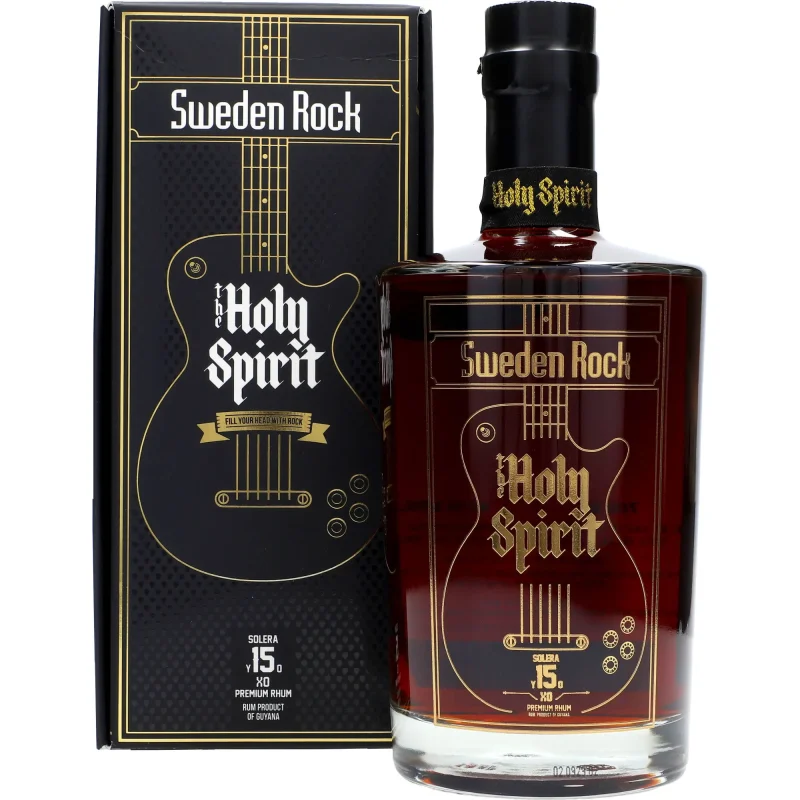 Sweden Rock Holy Spirit 15y Solera XO Premium Rhum 40 %