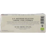 O.P.Anderson Aquavit – økologisk Miniature Mix 37 %