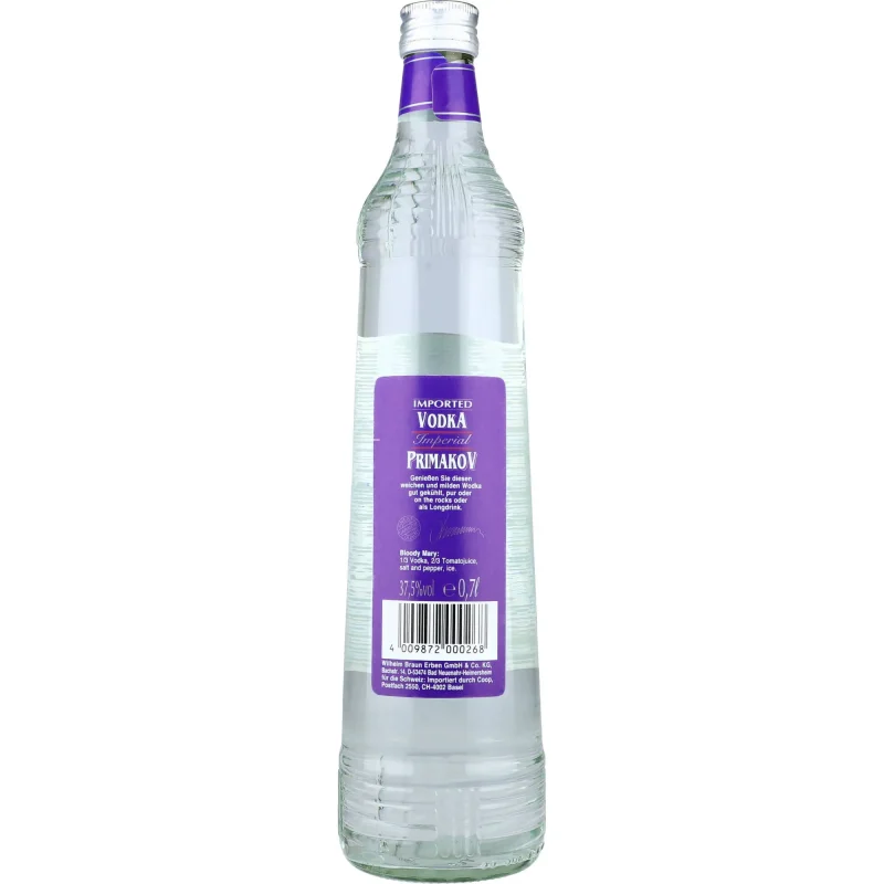 Primakov Imperial Vodka 37,5 %