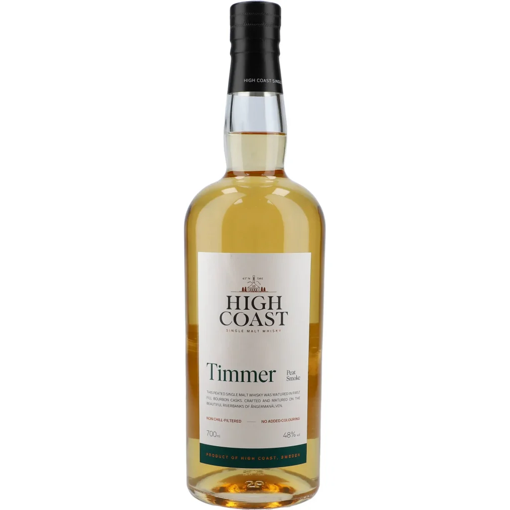 Box Whisky High Coast TIMMER Peat Smoke 48 %