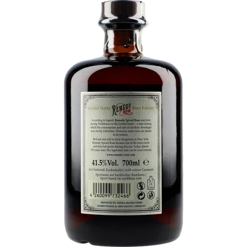 Remedy Spiced Rum 41,5 %