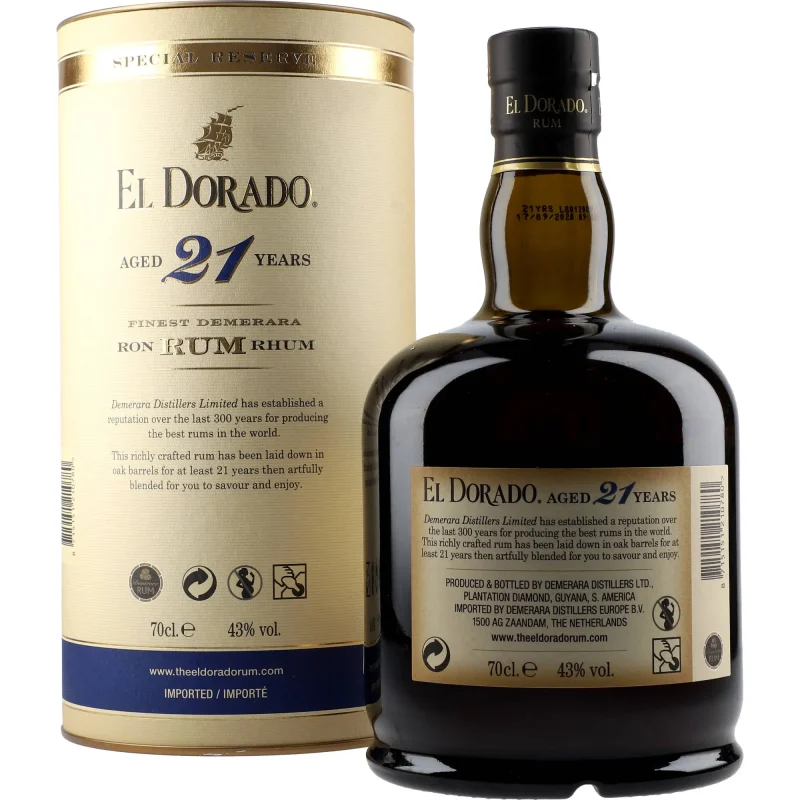 El Dorado 21y Rum Special Reserve 43 %