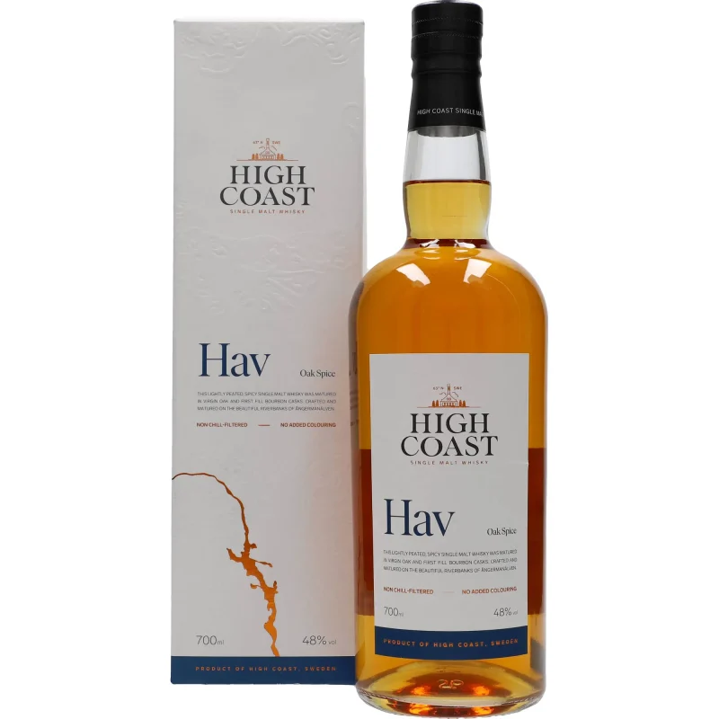 Box Whisky High Coast HAV Oak Spice 48 %