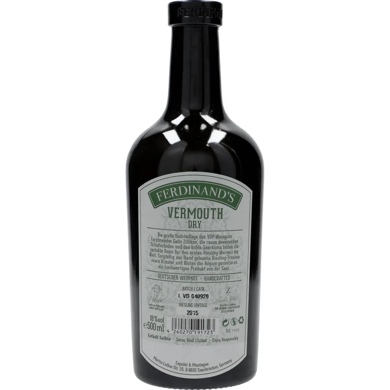 Ferdinand’s Dry Riesling Vermouth 18 %