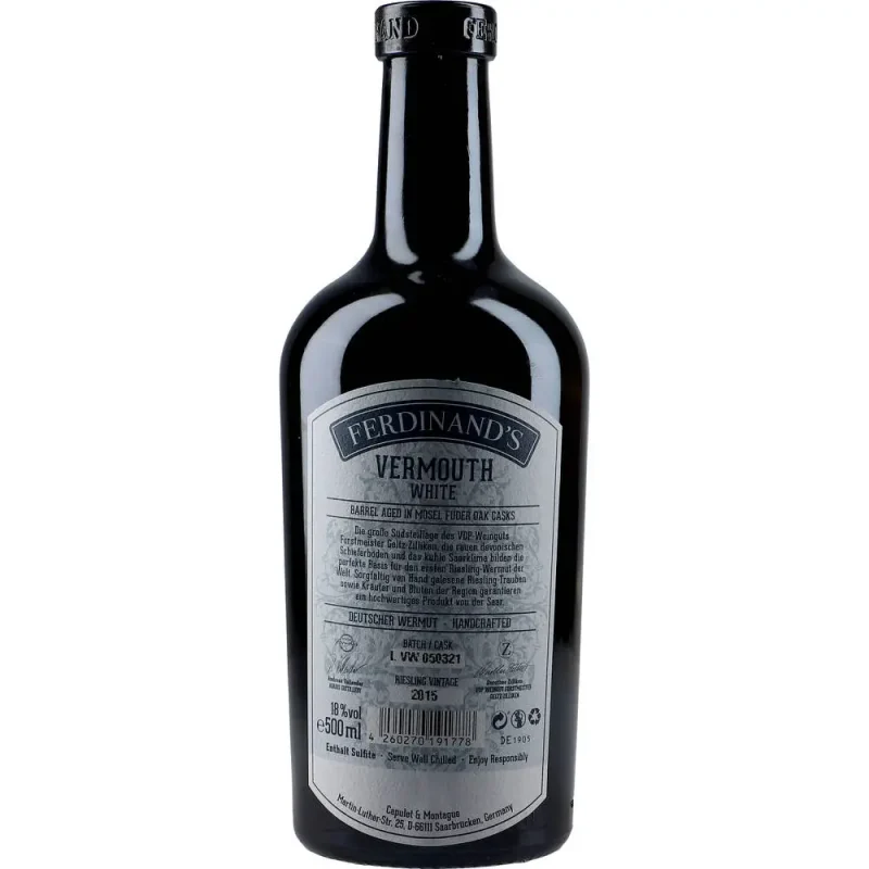 Ferdinand’s White Riesling Vermouth 18 %