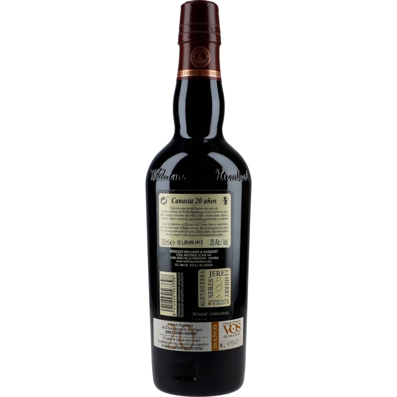 Williams & Humbert Canasta 20y Cream Sherry 20 %