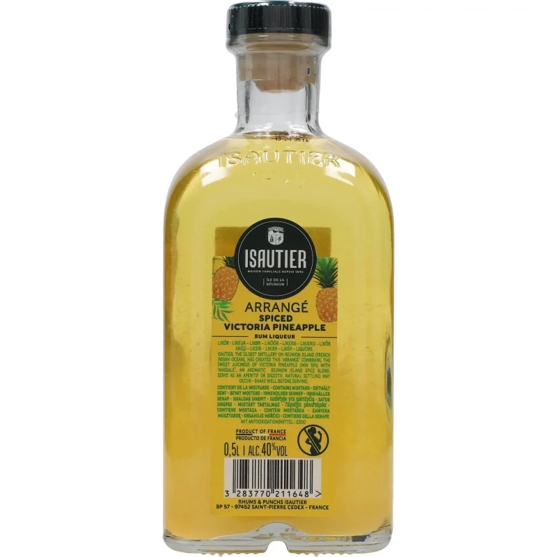 Isautier Arrange Spiced Victoria Pineapple Liqueur 40 %