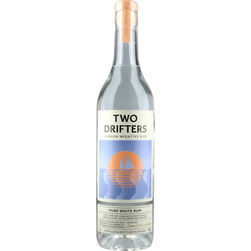 Two Drifters Pure White Rum 40 %