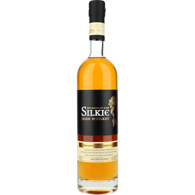 The Legendary Silkie Dark Blended Irish Whiskey Non Chill Filtered 46 %