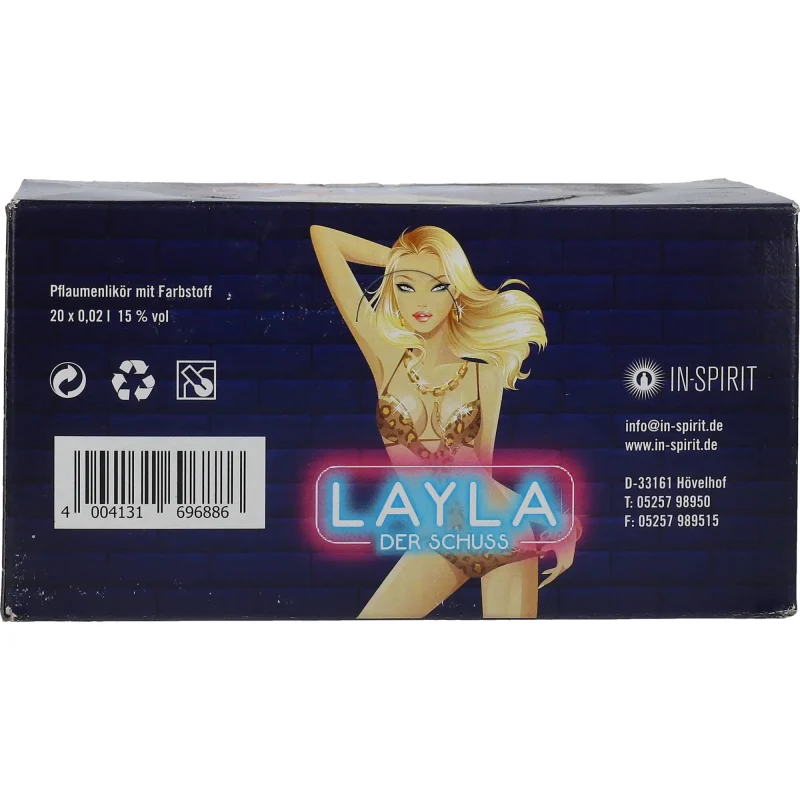 LAYLA Der Schuss Pflaumenlikör 15 %