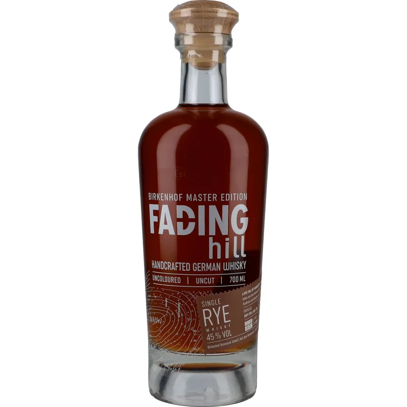 BIRKENHOF Distillery FADING Hill | Handcrafted German Single Rye Whisky 45 %