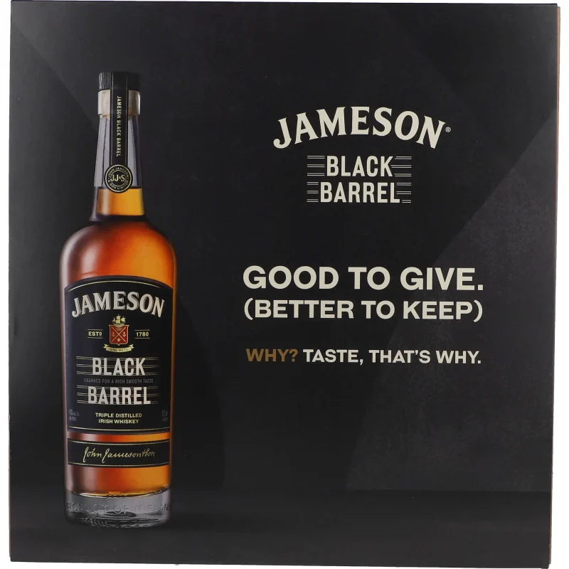 Jameson Black Barrel Box 40 %