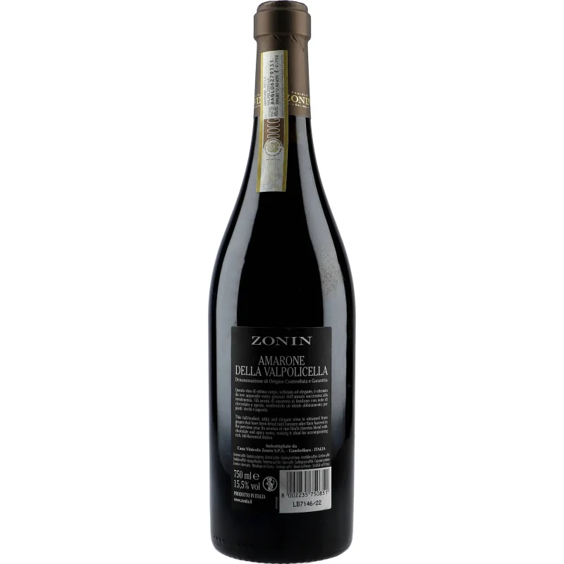 Zonin Amarone Della Valpolicella 15 %